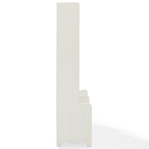 Bowery Hill Engineered Wood Hall Tree in Distressed White