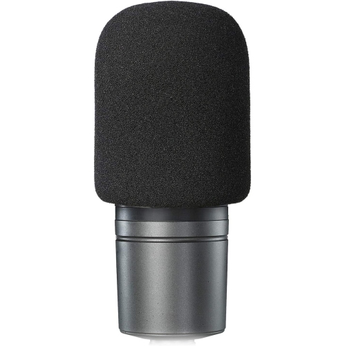 DOLAER  At2020 Microphone Foam Windscreen Cover, Mic Pop Filter Mask Shield Suitable for Audio Technica At2020, At2020V (Black)