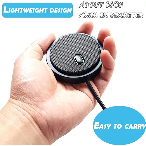 USB Conference Microphone,USB Microphone Conference Room,USB Microphone Conference Calls,Conference Microphone for Computer,360° Omnidirectional