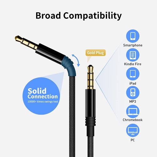 C8 Headphones with Microphone and Volume Control Folding Lightweight 3.5mm Jack Headset for Cellphones Tablets Smartphones Laptop Computer PC