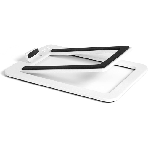 S2 Desktop Speaker Stands for Small Speakers, White