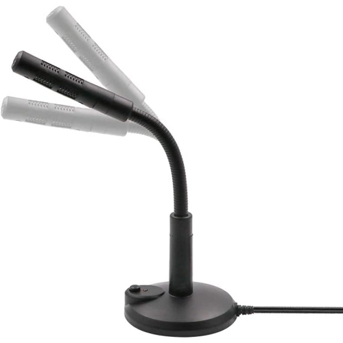 USB Desktop Microphone Mic with On Off Button Mute for Computer Laptop