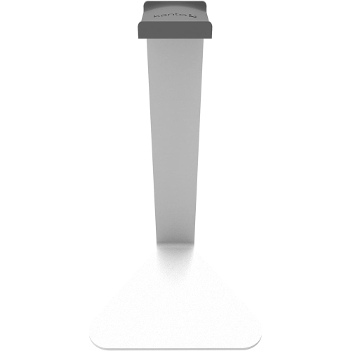 H1W Universal Headphone Stand with Curved Silicone Padding, White