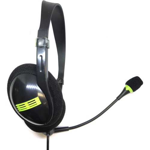 Wholesale Bulk 5 Pack Stereo USB Headphones with Microphone