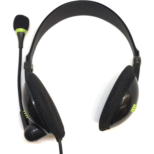 Wholesale Bulk 5 Pack Stereo USB Headphones with Microphone