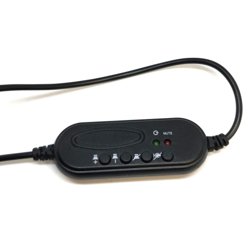 Wholesale Bulk 5 Pack Stereo USB Headphones with Microphone