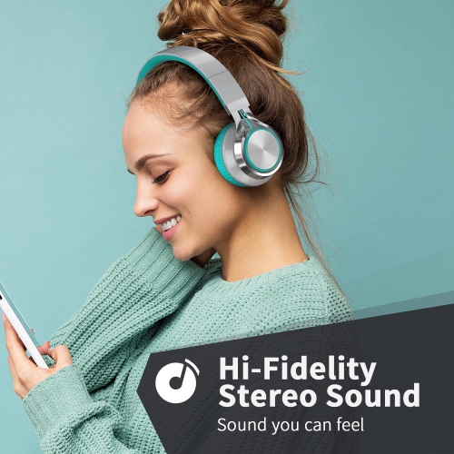 Headphones, C8 Lightweight Foldable Headphone with Microphone Mic and Volume Control for Android Smartphones, PC, Laptop, Tablet, 3.5mm Jack Headphone Headset for Music Gam