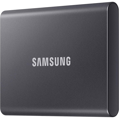 Samsung T7 Portable SSD - MU-PC1T0T/AM - USB 3.2 (Gen2, 10Gbps) External SSD - 1TB - Grey [Open Box] by SAMSUNG - Open Box condition - Image 2