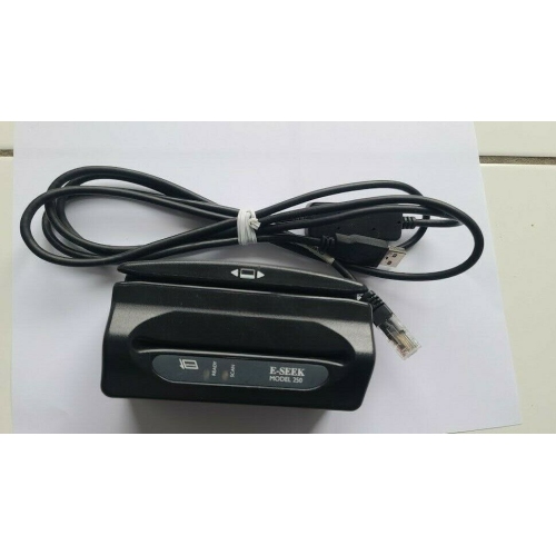 Datacard E-Seek lecteur de code à barres M250 2D et de bandes magnétiques avec câble CN6000 , remis à neuf excellent