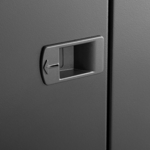 Armoire de serveur murale 12U, armoire de serveur de données réseau avec porte en verre, 2 ventilateurs de ventilation alimentés en courant