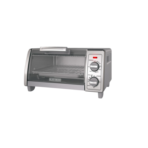 BLACK+DECKER 4 Slice Toaster Oven - Silver - TO1700S