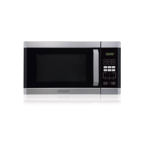 BLACK+DECKER 0.9 cu ft 900W Microwave Oven - EM925AJK