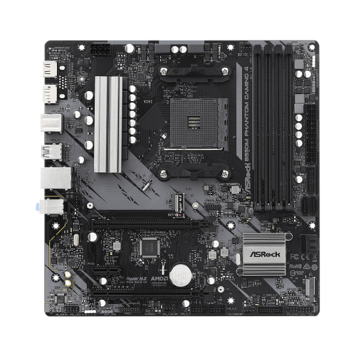 ASROCK  Amd Ryzen 3000 Socket Am4 SATA 6GB/s HDMI Black Motherboard (90-Mxbe90-A0Uayz)