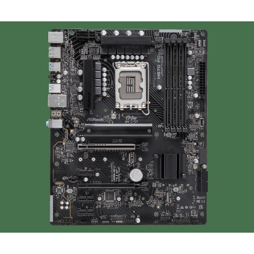 ASRock H670 PG Riptide Intel Core 12th Gen 128GB DDR4 LGA1700 ATX Black Motherboard