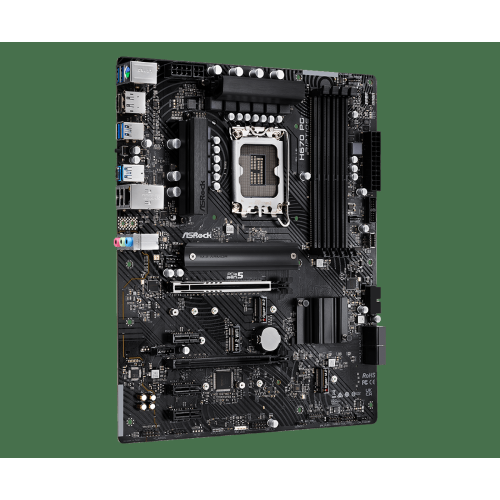 ASRock H670 PG Riptide Intel Core 12th Gen 128GB DDR4 LGA1700 ATX Black Motherboard