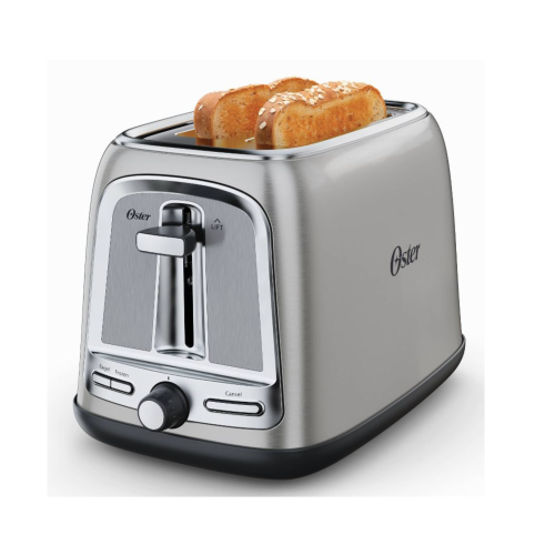 Oster 2 Slice Extra-Wide Slot Toaster in Silver - TSSTTRJS
