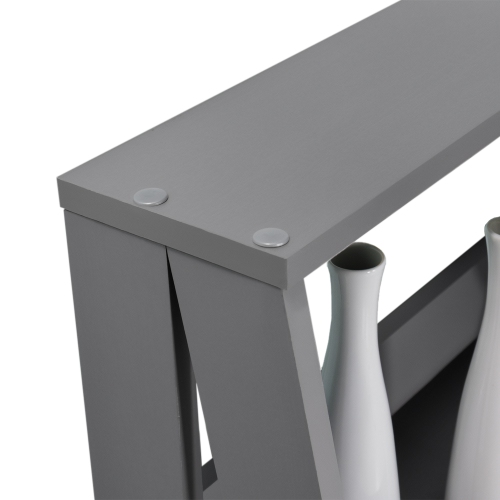 Madesa Modern 5-Tier Ladder Shelf Pantry Storage Space 24 Inch Wooden Free Standing Bookshelf Utility Shelves for Home Office Study Room and Kitchen