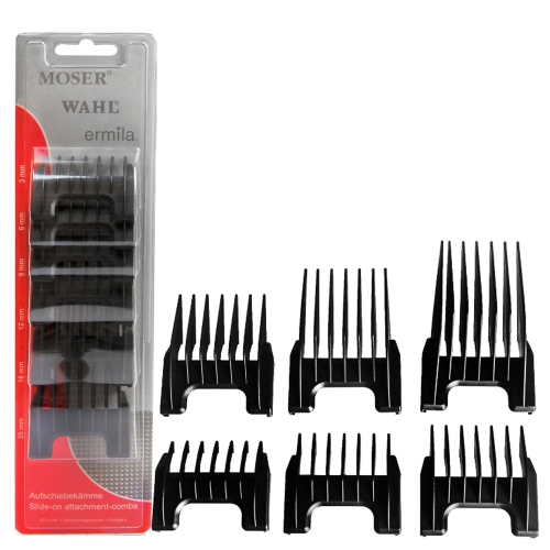WAHL  Chromstyle Cutting Guides 6 PCs Set 41881-7430 In Multicolor