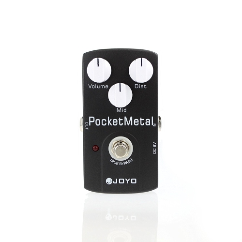 JOYO TECHNOLOGIES  Distortion Effect Pedal Pocket Metal Drive Mid Tone True Bypass