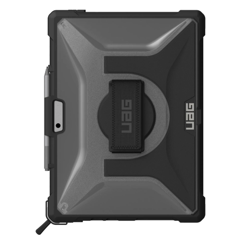UAG Surface Pro 8 Plasma with Hand & Shoulder Strap - Pen Storage - Clear/Black