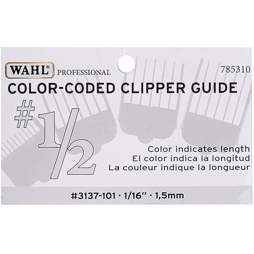 Wahl Color-Coded Clipper Guide [#1/2] - 1/16" #3137-101