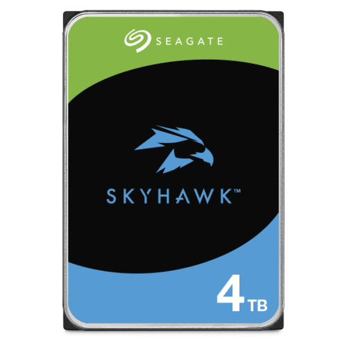 Seagate SkyHawk Surveillance 4TB HDD 3.5" SATA 5400RPM Silver Internal Hard Drives