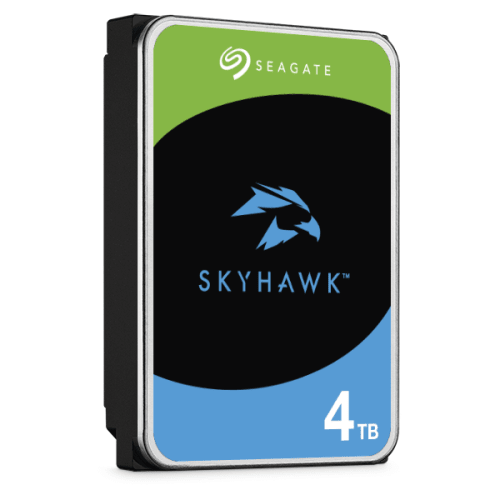 Seagate SkyHawk Surveillance 4TB HDD 3.5" SATA 5400RPM Silver Internal Hard Drives
