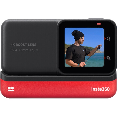 Insta360 ONE RS 4K Edition + Selfie Stick + Tripod + 64GB Card + More