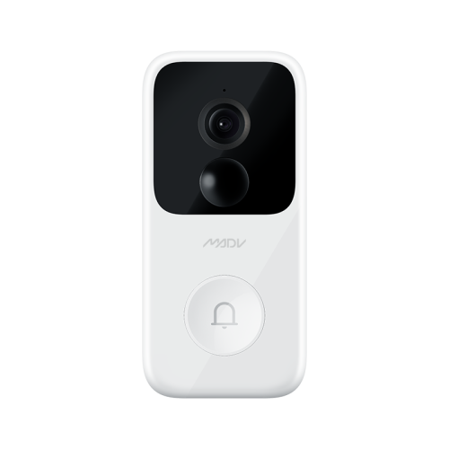 MADV Smart Wireless Video Doorbells 2M, 2K Video, Smart Voice-Changing, HD Infrared Night Vision, Clear Two Way Audio, Easy Setup, Security Camera