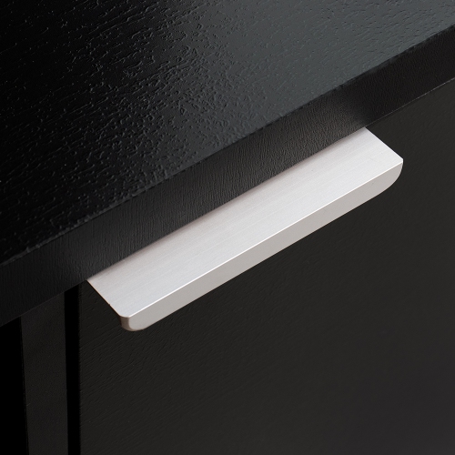 Meuble pour téléviseur MADESA avec espace de rangement et gestion des câbles, pour téléviseurs de 75 po et moins, bois, 19 po H x 15 po P x 71 po l -