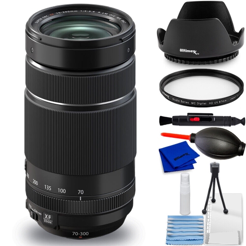 FUJIFILM  Xf 70-300MM F/4-5.6 R Lm Ois Wr Lens 16666868 - 7PC Accessory Bundle