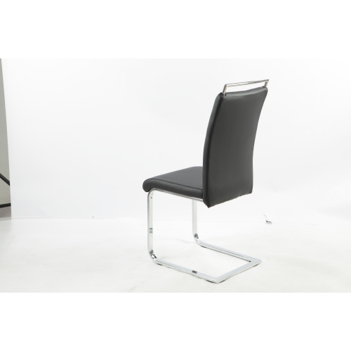 Aerys Max Dining chairs in Black PU(Set of 4)