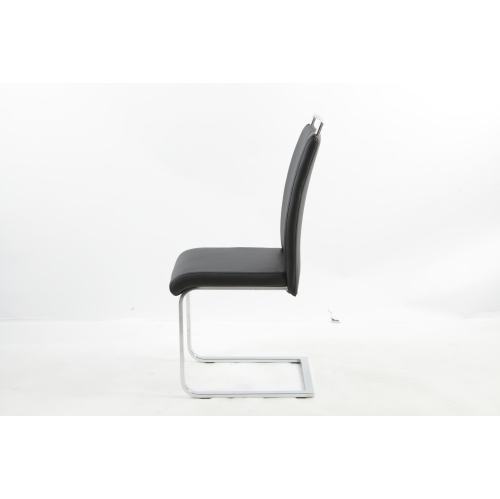 Aerys Max Dining chairs in Black PU(Set of 4)