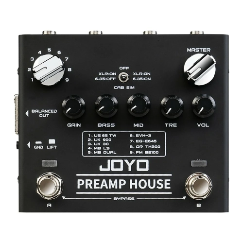 Joyo Technologies Preamp House 18 Guitar Amp Simulators In 1