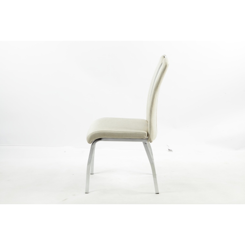 Aerys Jane Dining chairs in Fabric, Light Grey