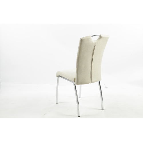 Aerys Jane Dining chairs in Fabric, Light Grey
