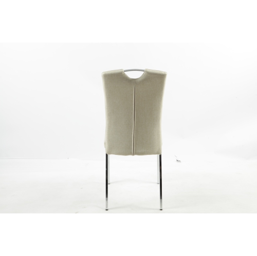 Aerys Jane Dining chairs in Fabric, Light Grey