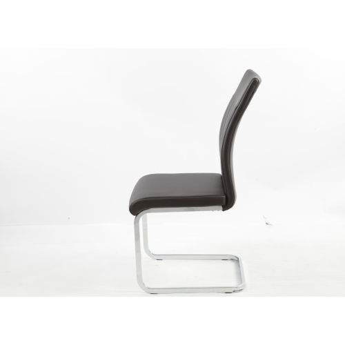 Aerys Robin Dining chairs in Brown PU(Set of 4)