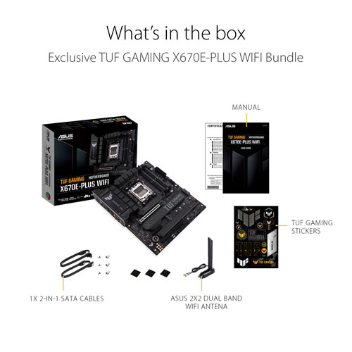 Asus TUF X670E-PLUS Gaming Wi-Fi 6E Motherboard | Best Buy