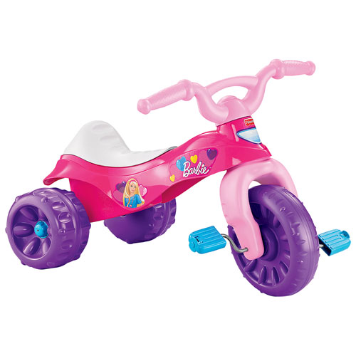 Tricycle pour enfants Barbie Tough Trike de Fisher-Price - Rose/Violet