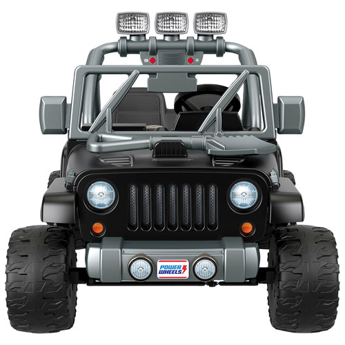 Mattel Power Wheels Jeep Wrangler Willys Ride-On Car - Black | Best Buy  Canada