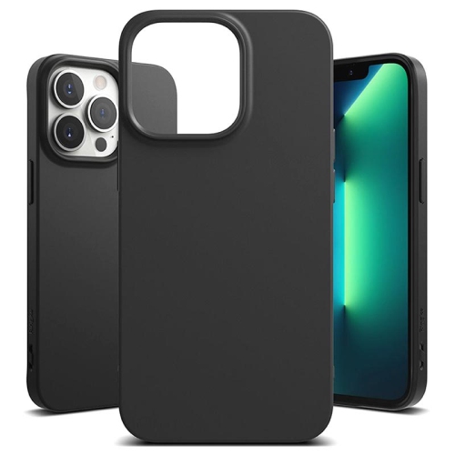 【CSmart】 Thin TPU Silicone Jelly Bumper Soft Case Back Cover for iPhone 14 Pro, Black