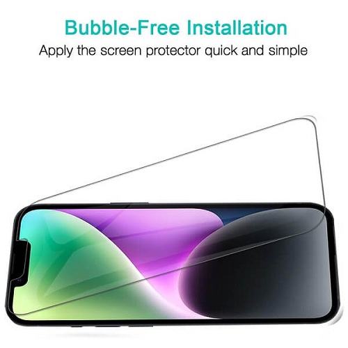 [2 PACK] Apple iPhone 14/14 Pro/13/13 Pro/12/12 Pro Screen Protector 9H Hardness Tempered Glass Screen Protector LCD Flim Guard - Case Friendly