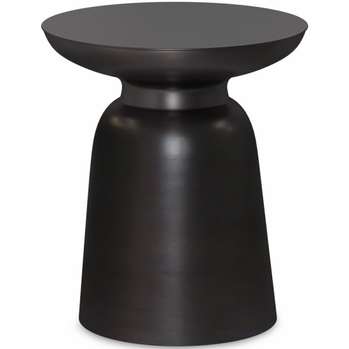 Simpli Home Toby Modern Industrial 17 " Metal Accent Side Table Antique Copper