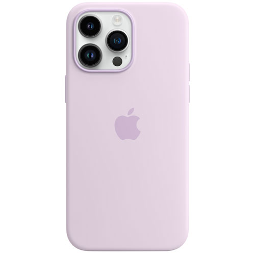 Apple Silicone Fitted Soft Shell Case with MagSafe for iPhone 14 Pro Max - Lilac