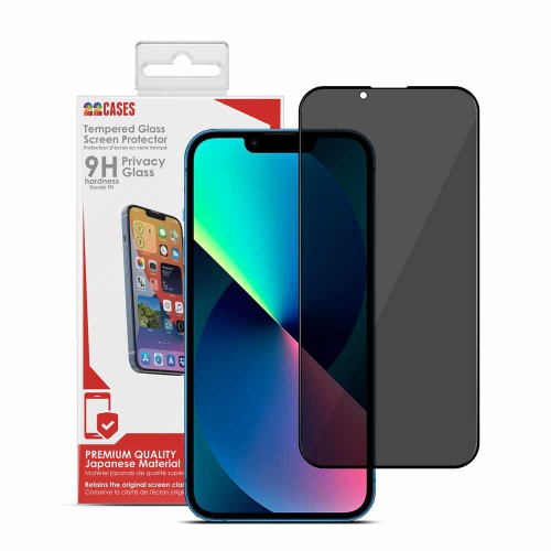 22 cases Privacy Tempered Glass Screen Protector for iPhone 14 | Made for iPhone 16e/14/13