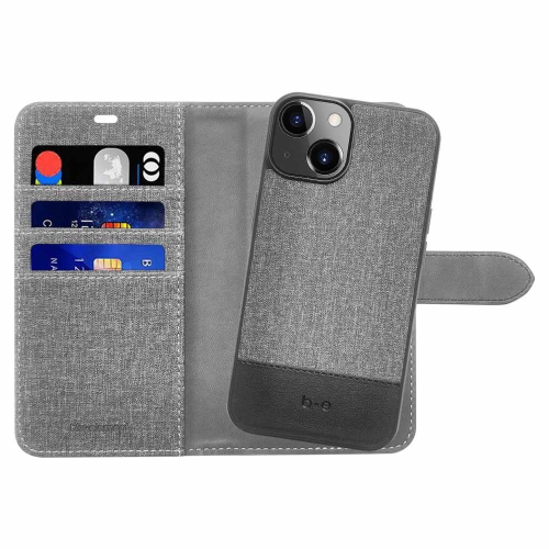 Blu Element 2 in 1 Folio with MagSafe Case Gravity Grey for iPhone 14/13 Cases BEA21FIP2241MSGG