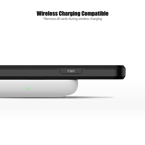 Nvollnoe for iPhone 14 Pro Max Case with Card Holder Heavy Duty Protective Dual Layer Shockproof Hidden Card Slot Slim Walle