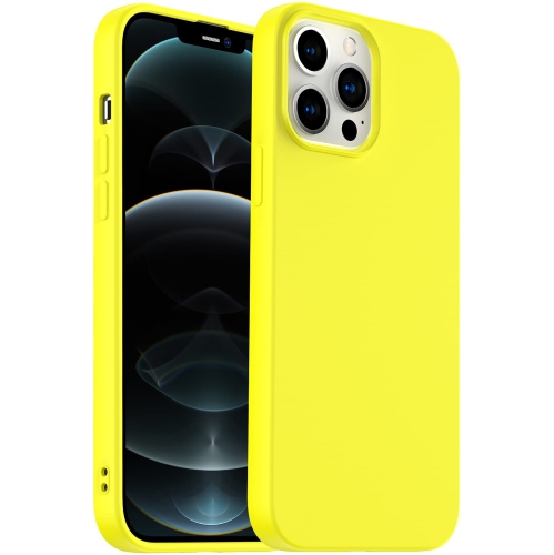 Amytor Designed for iPhone 14 Pro Max Case, Silicone Ultra Slim Shockproof Phone Case with Soft Anti-Scratch Microfiber Lini