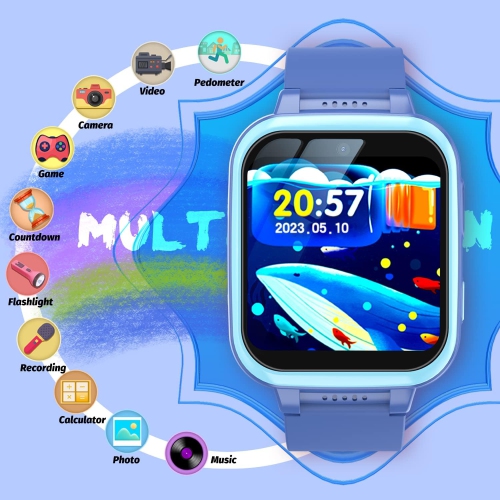 Kids Smart Watch with Dual Camera, Games, Music, Flashlight & Learning Tools – HD Touchscreen Smartwatch Gift for Boys & Girls Ages 6-13